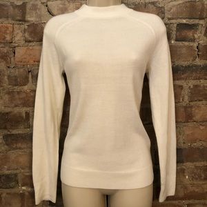 Karen Scott cream crew neck sweater